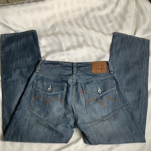 Levi Strauss Co 514 Men’s Blue Jeans 32W x 30L - Picture 4 of 7